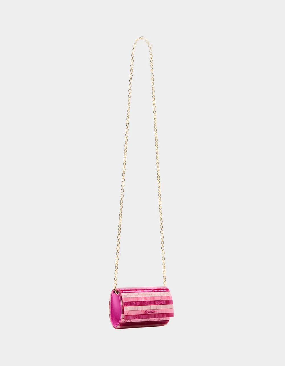 STRIP STRIP HOORAY MICRO CLUTCH PINK sold by Betsey Johnson product image thumbnail 2