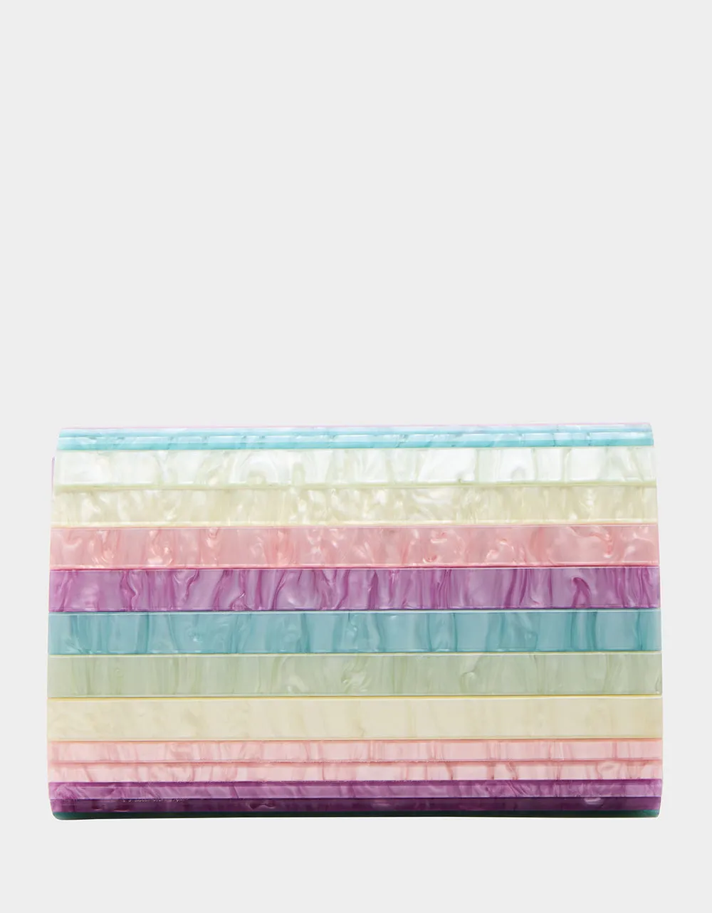 STRIP STRIP HOORAY CLUTCH PASTEL sold by Betsey Johnson product image thumbnail 5