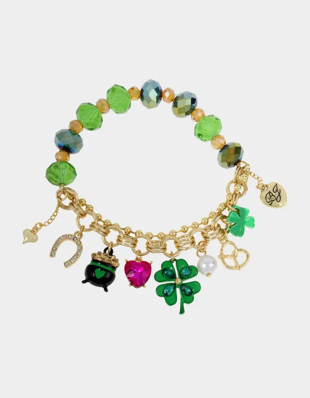 SHAMROCK N ROLL SHAMROCK STRET GREEN sold by Betsey Johnson