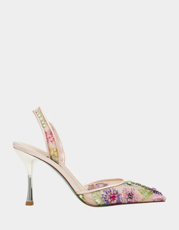 VELMA NUDE MULTI sold by Betsey Johnson