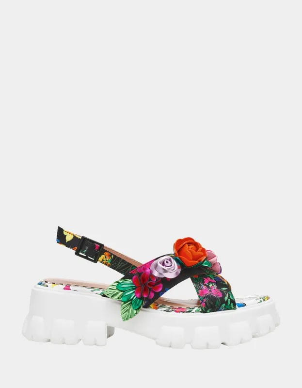 NIKITTA BLACK MULTI sold by Betsey Johnson