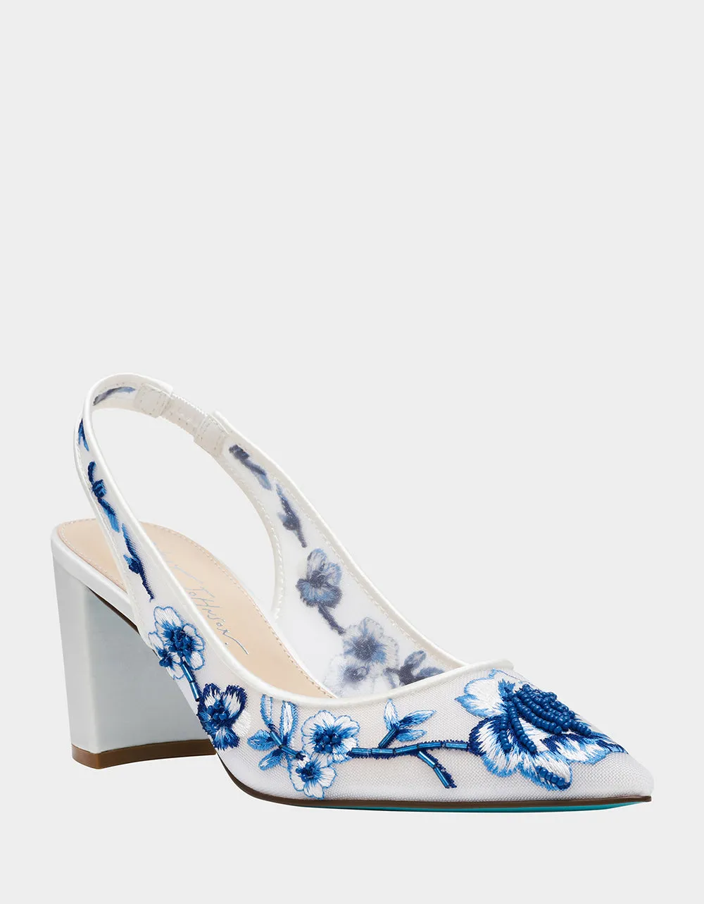 PAGE WHITE/BLUE FLORAL sold by Betsey Johnson product image thumbnail 2