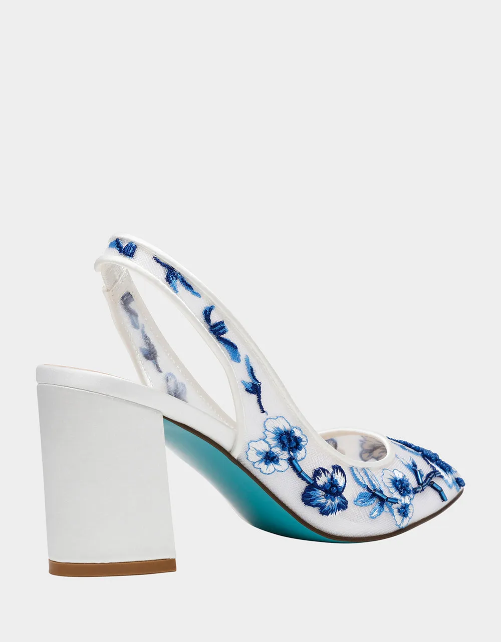 PAGE WHITE/BLUE FLORAL sold by Betsey Johnson product image thumbnail 4