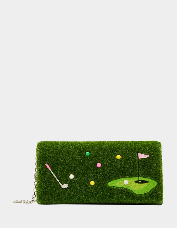 WHO’S YOUR CADDY? GREEN made by Betsey Johnson