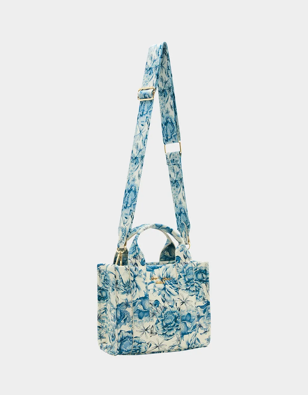 SQUARE MINI TOTE BLUE sold by Betsey Johnson product image thumbnail 2