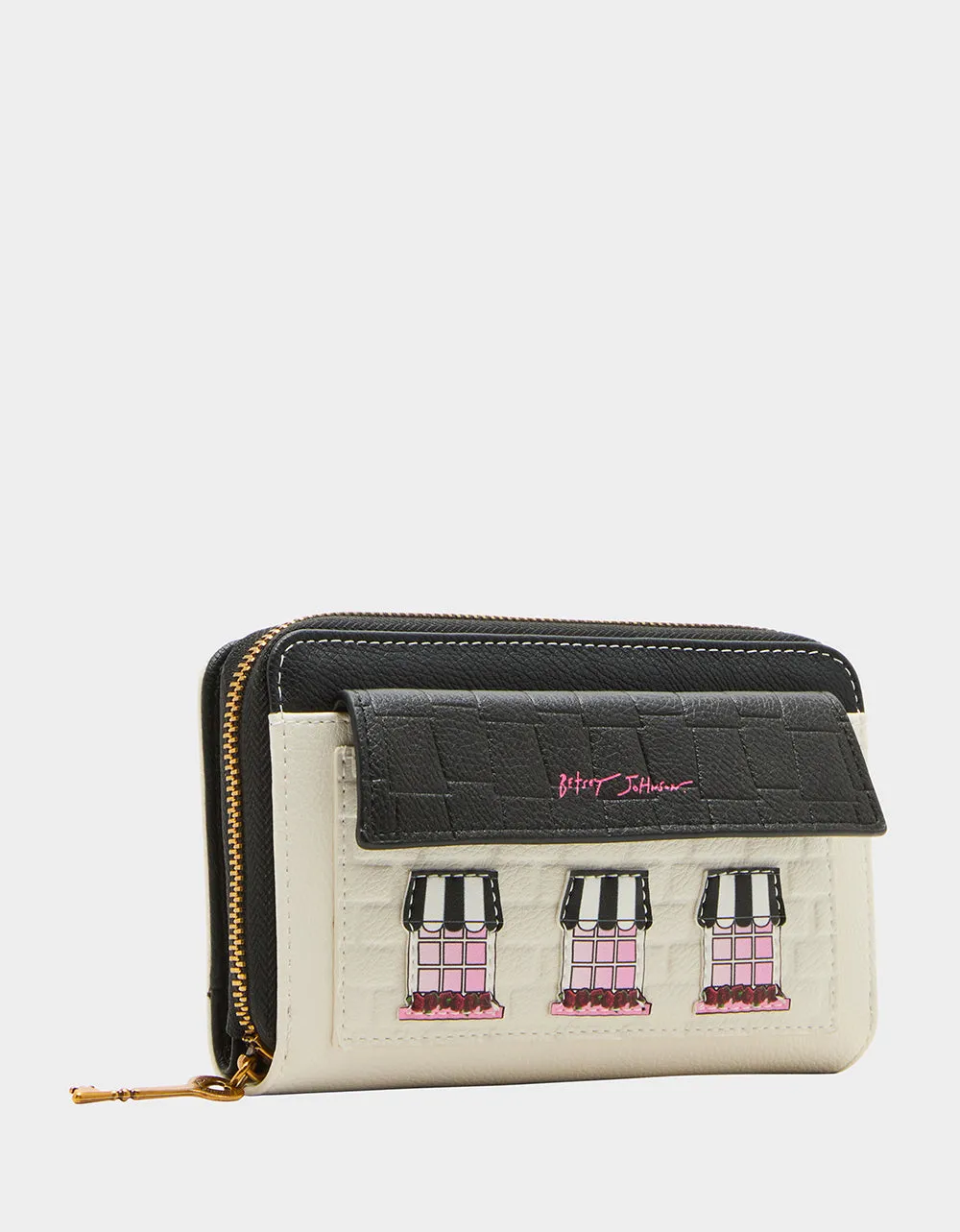 HOUSE OF BETSEY WALLET BLACK WHITE sold by Betsey Johnson product image thumbnail 2