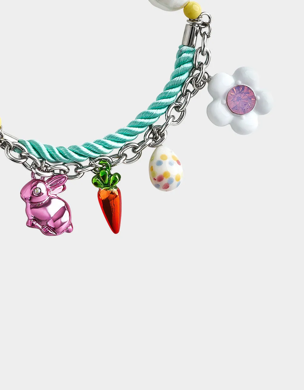 HOP TO IT SPRING CHARM STRETCH BRACELET MULTI sold by Betsey Johnson product image thumbnail 2