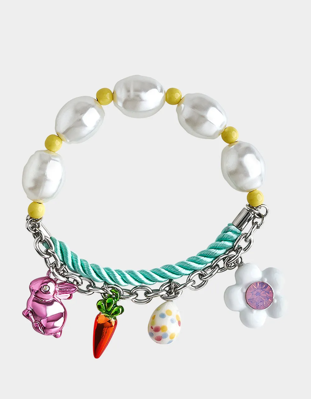 HOP TO IT SPRING CHARM STRETCH BRACELET MULTI sold by Betsey Johnson