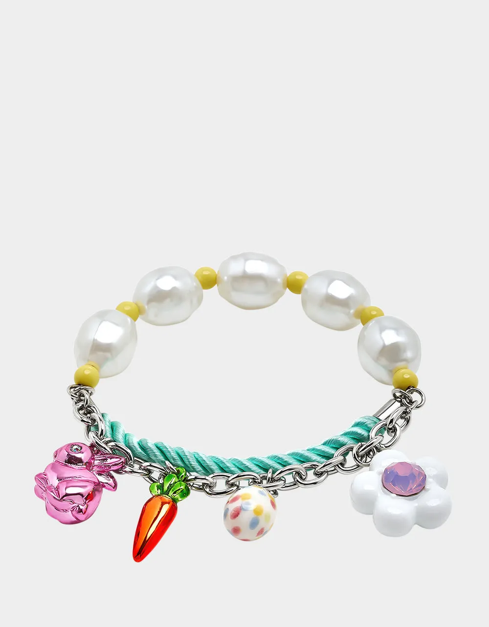 HOP TO IT SPRING CHARM STRETCH BRACELET MULTI sold by Betsey Johnson product image thumbnail 3