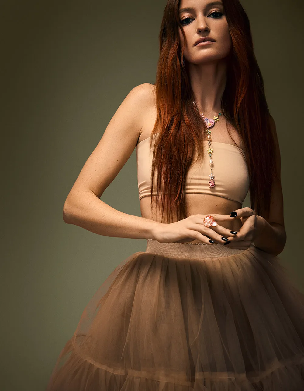 HOP TO IT MUSHROOM STRETCH RING PINK sold by Betsey Johnson product image thumbnail 4