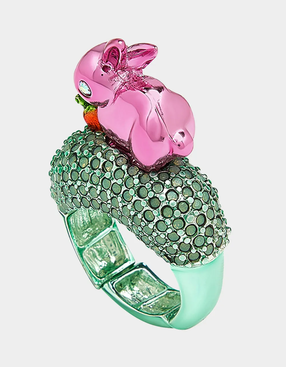 HOP TO IT BUNNY CARROT STRETCH RING MULTI sold by Betsey Johnson product image thumbnail 2