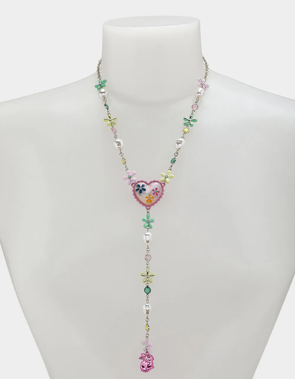 HOP TO IT FLOWER EGG Y NECKLACE MULTI sold by Betsey Johnson product image thumbnail 3