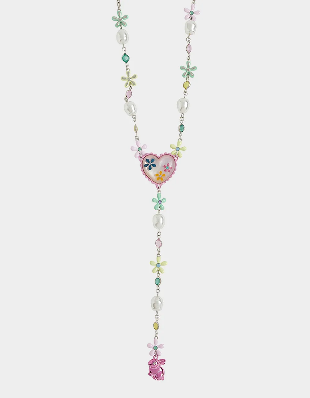HOP TO IT FLOWER EGG Y NECKLACE MULTI sold by Betsey Johnson product image thumbnail 2