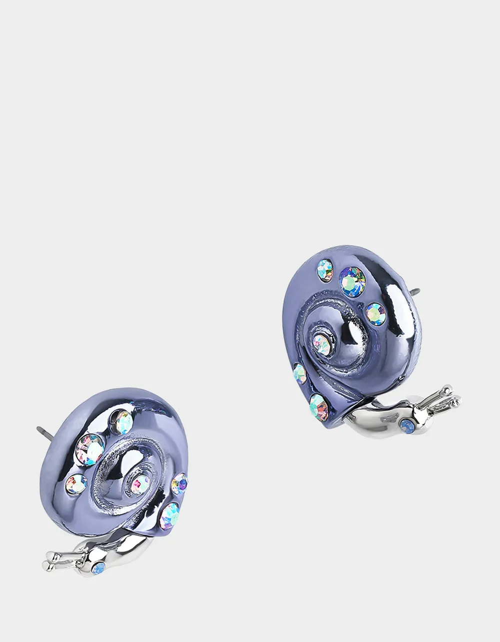 HOP TO IT SNAIL STUDS PURPLE sold by Betsey Johnson product image thumbnail 2