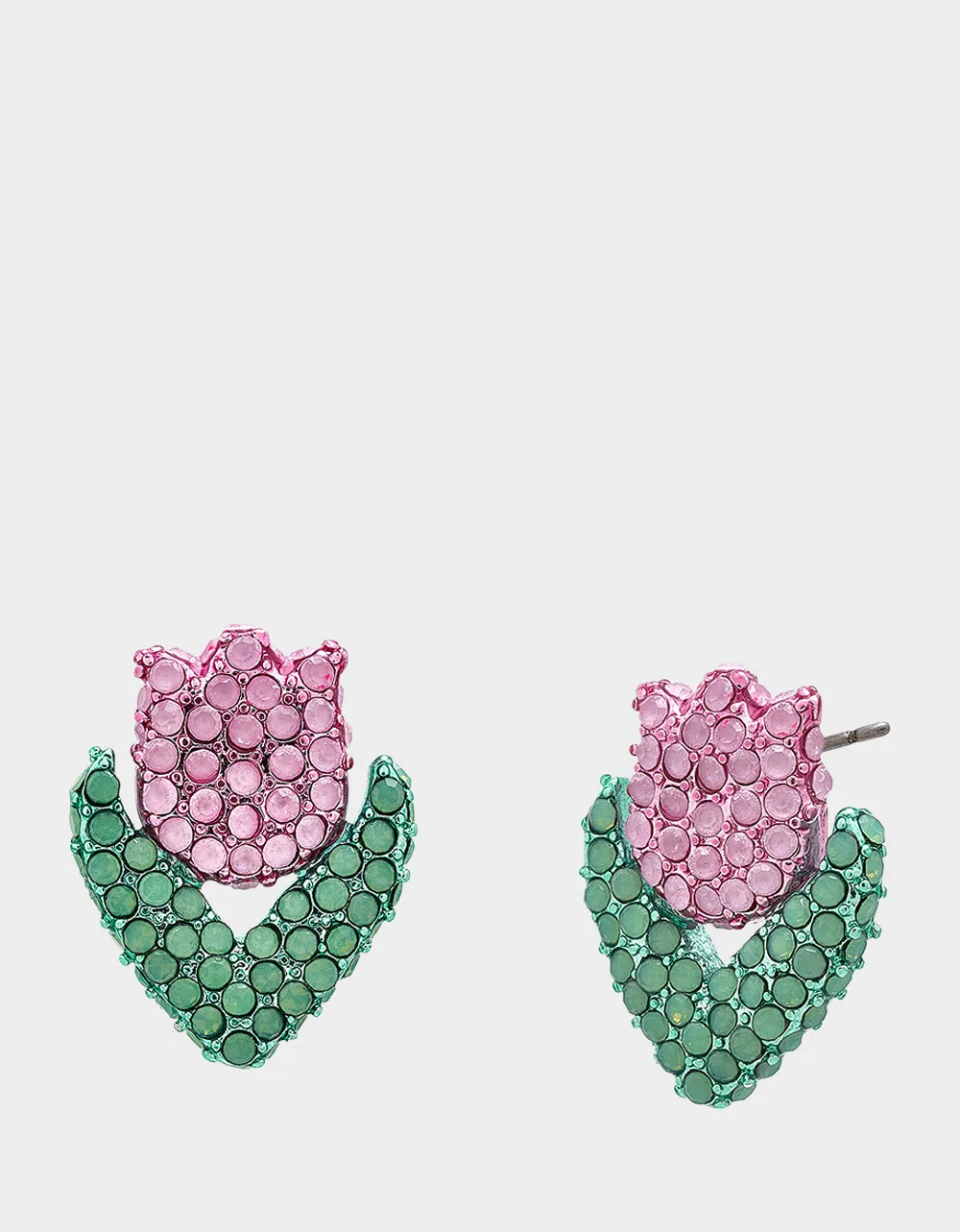HOP TO IT TULIP STUDS PINK sold by Betsey Johnson