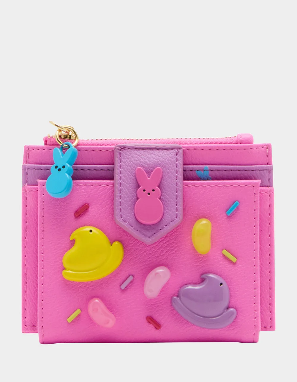 PEEPS® BIFOLD WALLET PINK MULTI sold by Betsey Johnson