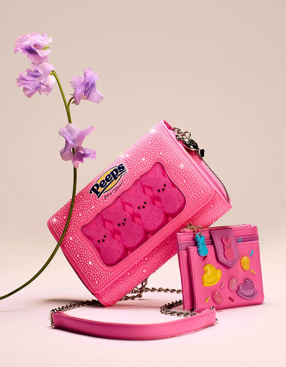 PEEPS® BIFOLD WALLET PINK MULTI sold by Betsey Johnson product image thumbnail 2