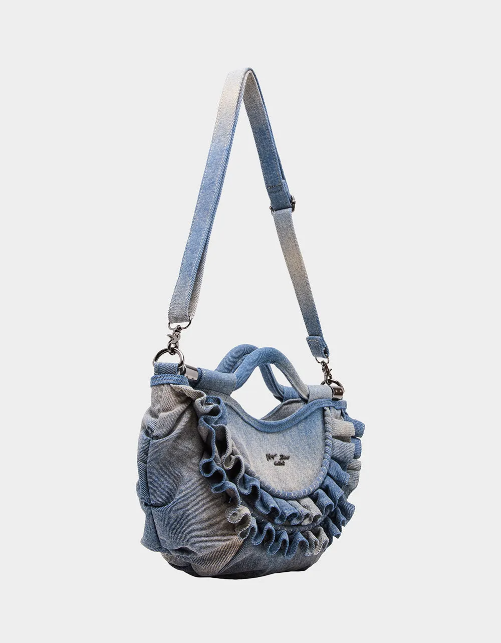 RUFF AROUND THE EDGES DENIM sold by Betsey Johnson product image thumbnail 2