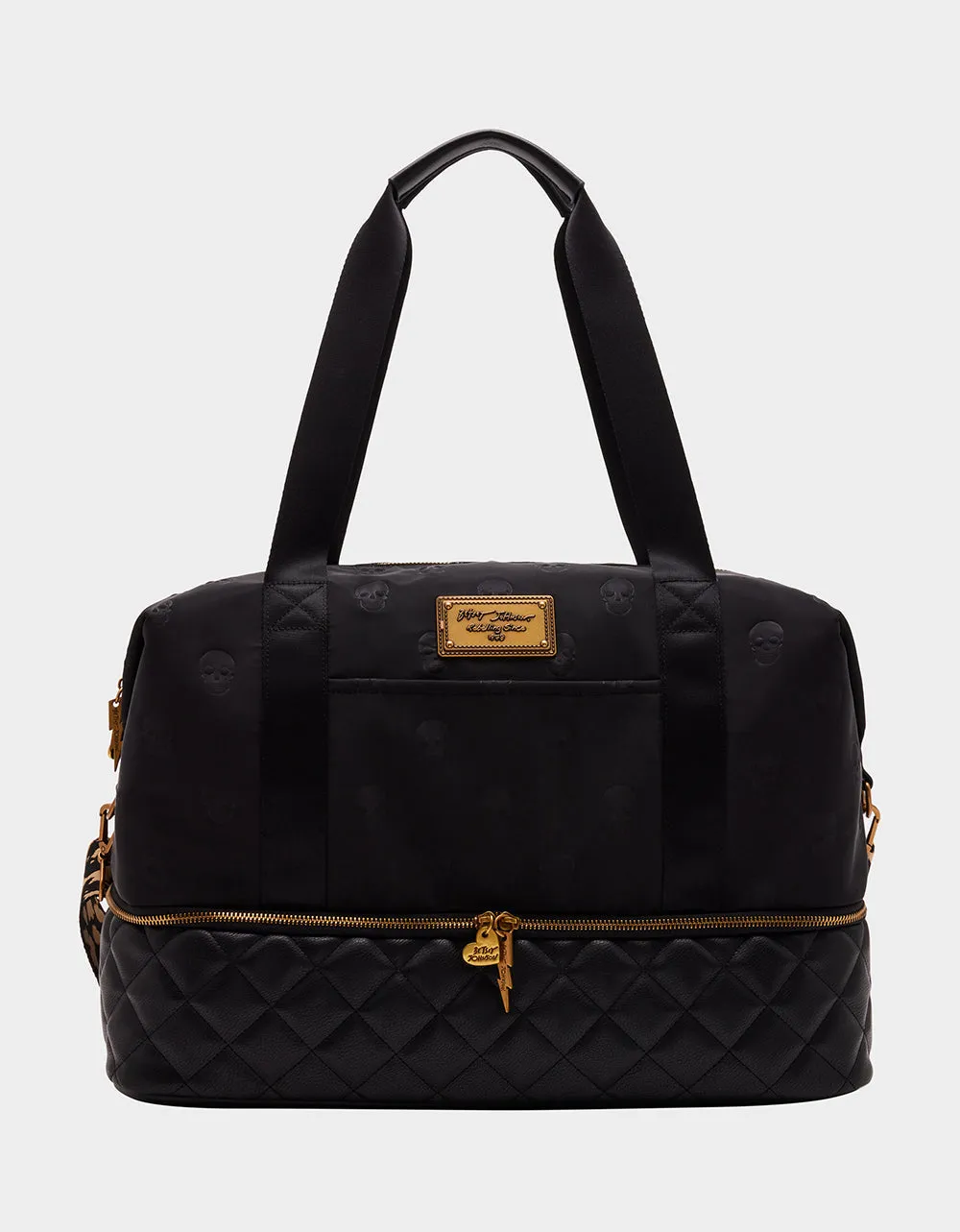 SKULLICIOUS WEEKENDER BAG BLACK | RE:LUV sold by Betsey Johnson product image thumbnail 2