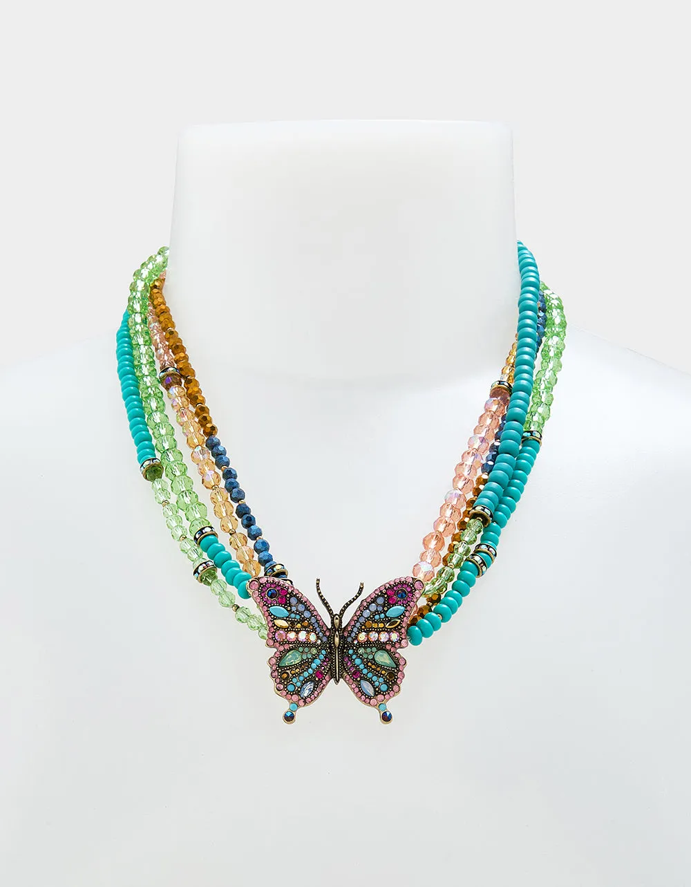 BOHO BUTTERFLY BEAD PENDANT MULTI sold by Betsey Johnson product image thumbnail 3