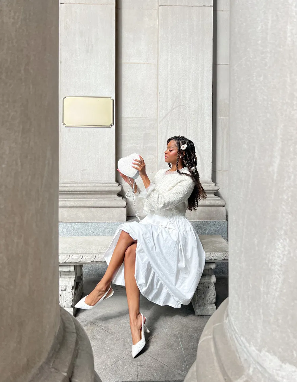 CLARK HEELS IVORY | RE:LUV sold by Betsey Johnson product image thumbnail 2