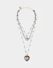 BOHO BUTTERFLY MULTI ROW NECKLACE MULTI sold by Betsey Johnson