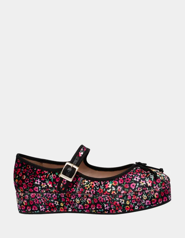 HELLENA BLACK DITSY FLORAL | RE:LUV sold by Betsey Johnson