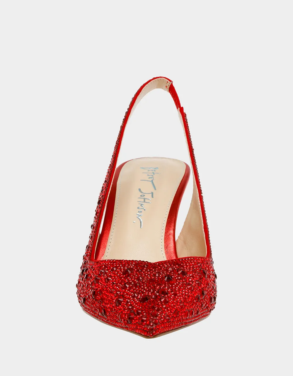 CLARK HEELS RED | RE:LUV sold by Betsey Johnson product image thumbnail 4