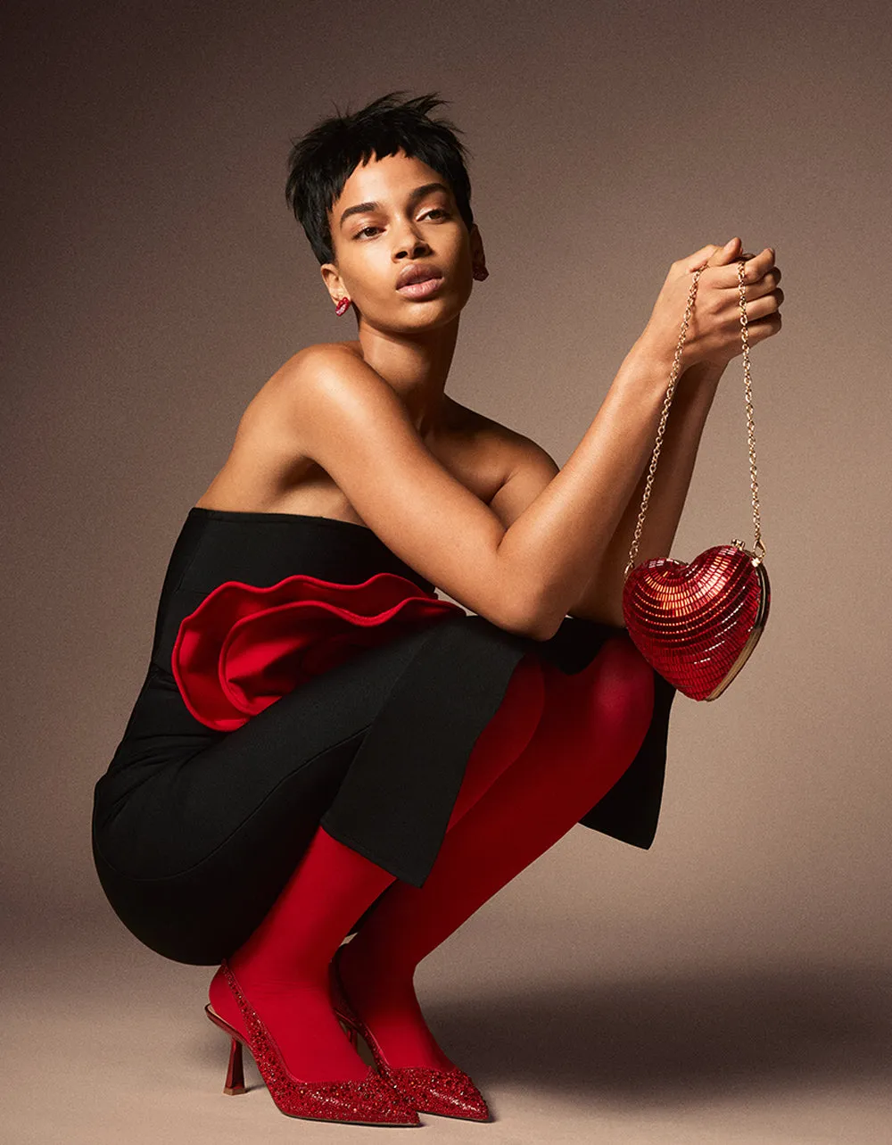 CLARK HEELS RED | RE:LUV sold by Betsey Johnson product image thumbnail 2