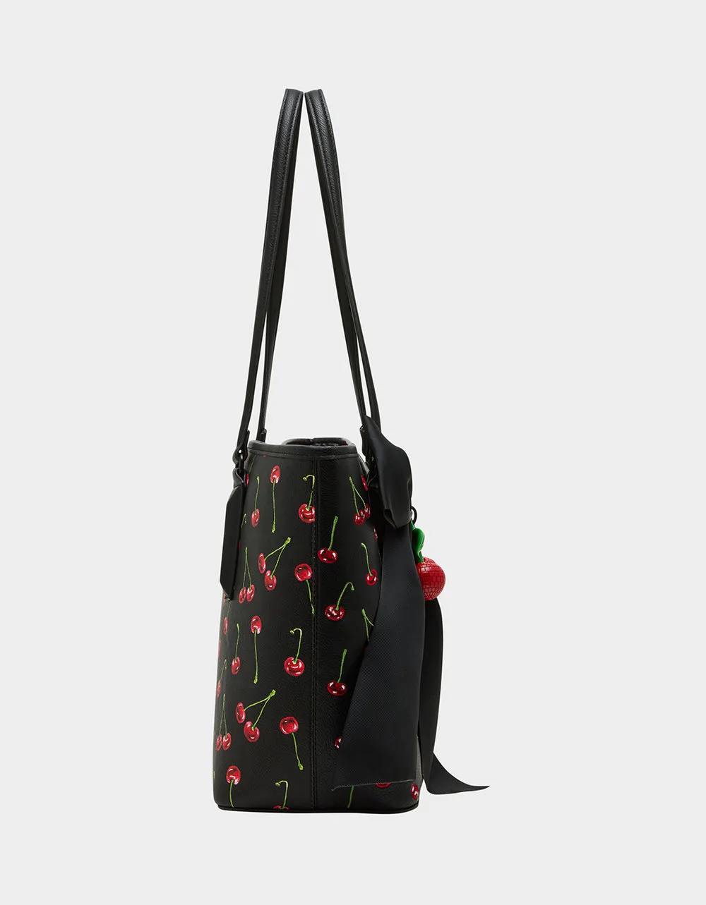 CHERRY BEST TOTE BLACK sold by Betsey Johnson product image thumbnail 3