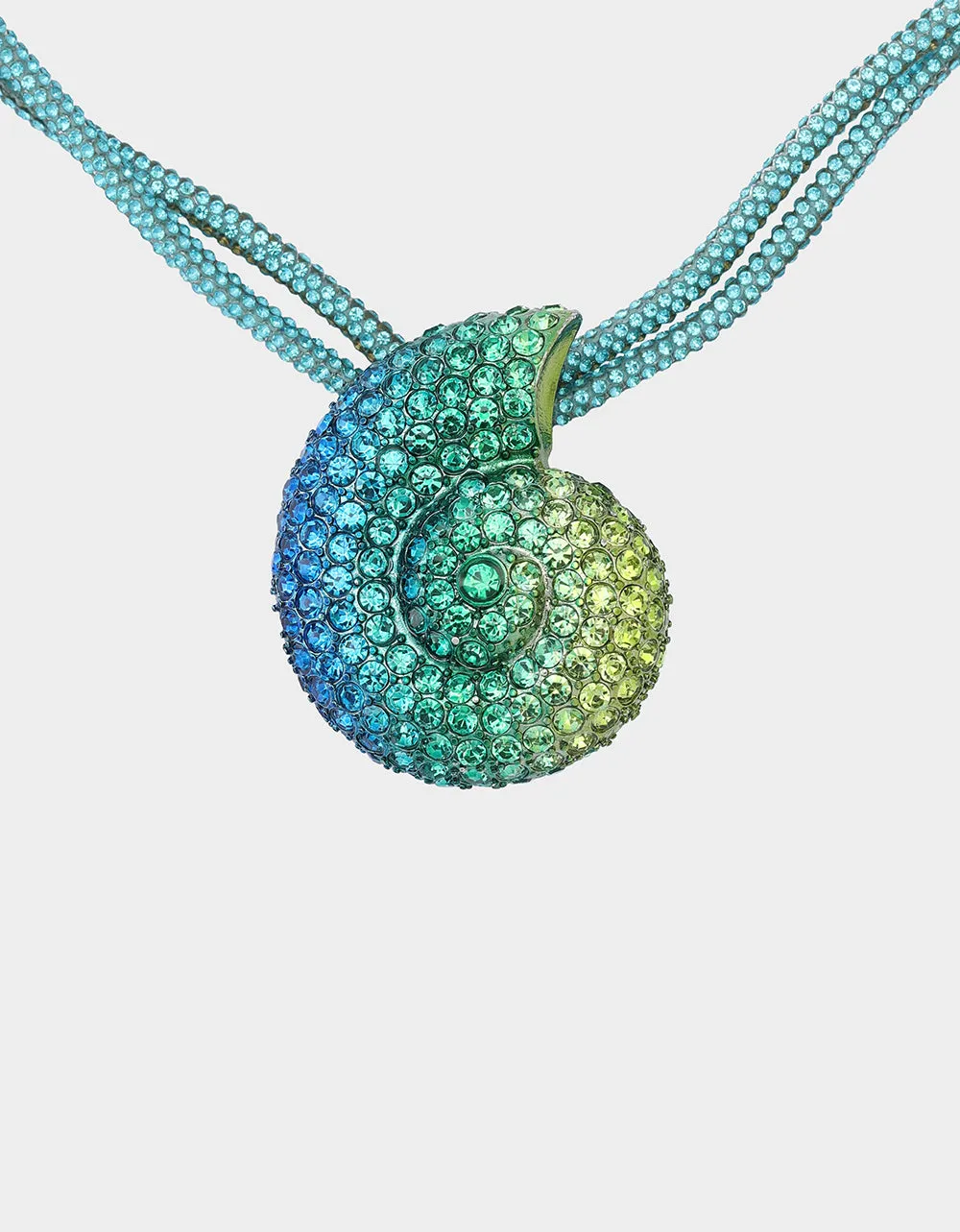 MERMAID JEWELS SHELL MULTI ROW NECKLACE BLUE sold by Betsey Johnson product image thumbnail 2