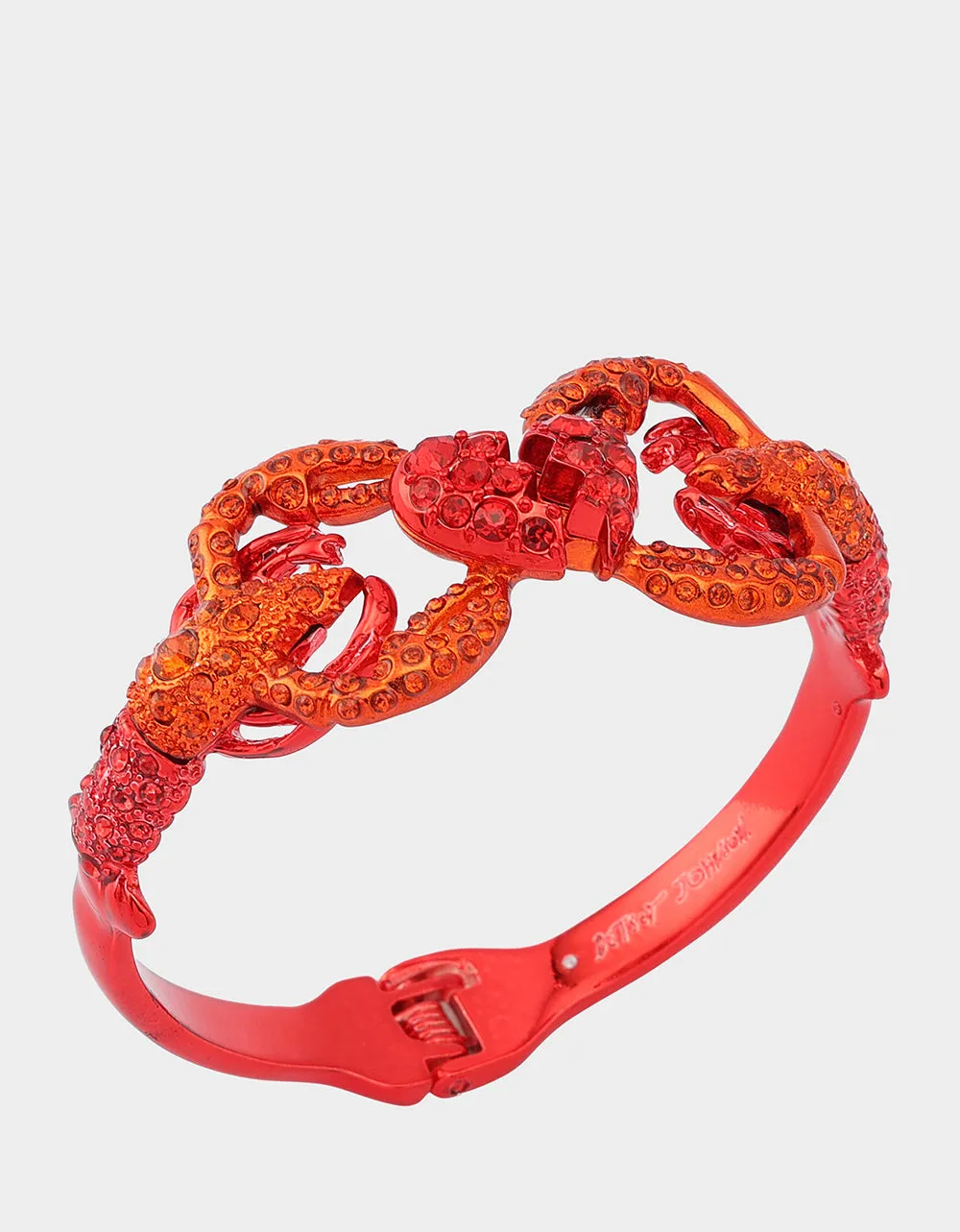 MERMAID JEWELS LOBSTER HINGE BYPASS BRACELET RED sold by Betsey Johnson product image thumbnail 2
