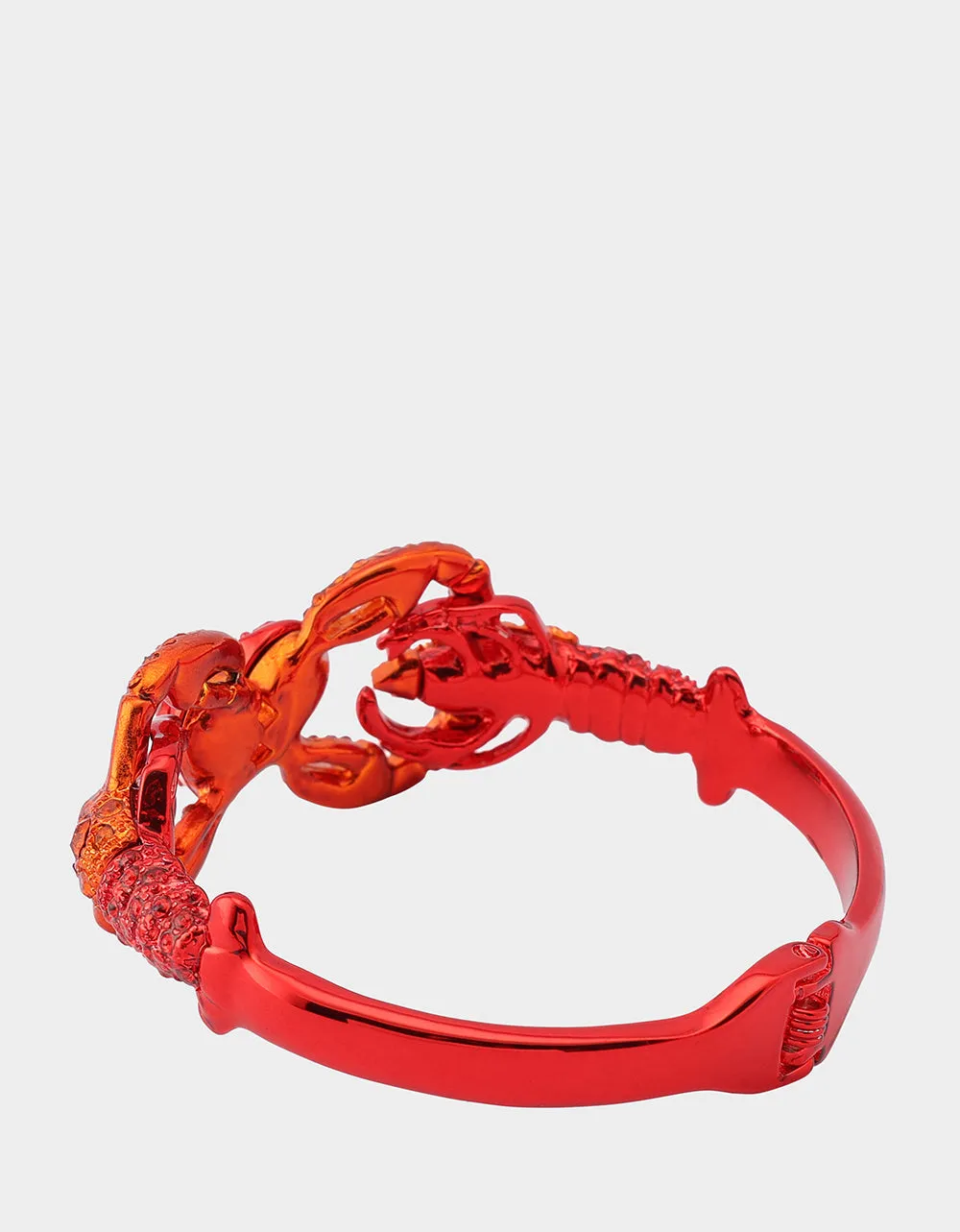 MERMAID JEWELS LOBSTER HINGE BYPASS BRACELET RED sold by Betsey Johnson product image thumbnail 3