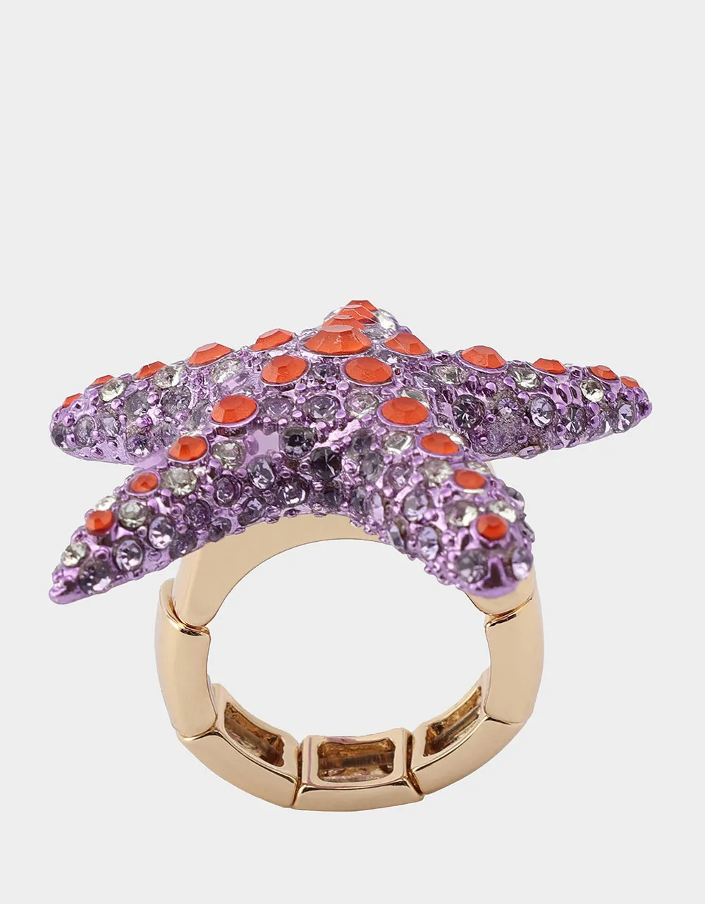 MERMAID JEWELS STARFISH STRETCH RING PURPLE sold by Betsey Johnson product image thumbnail 2