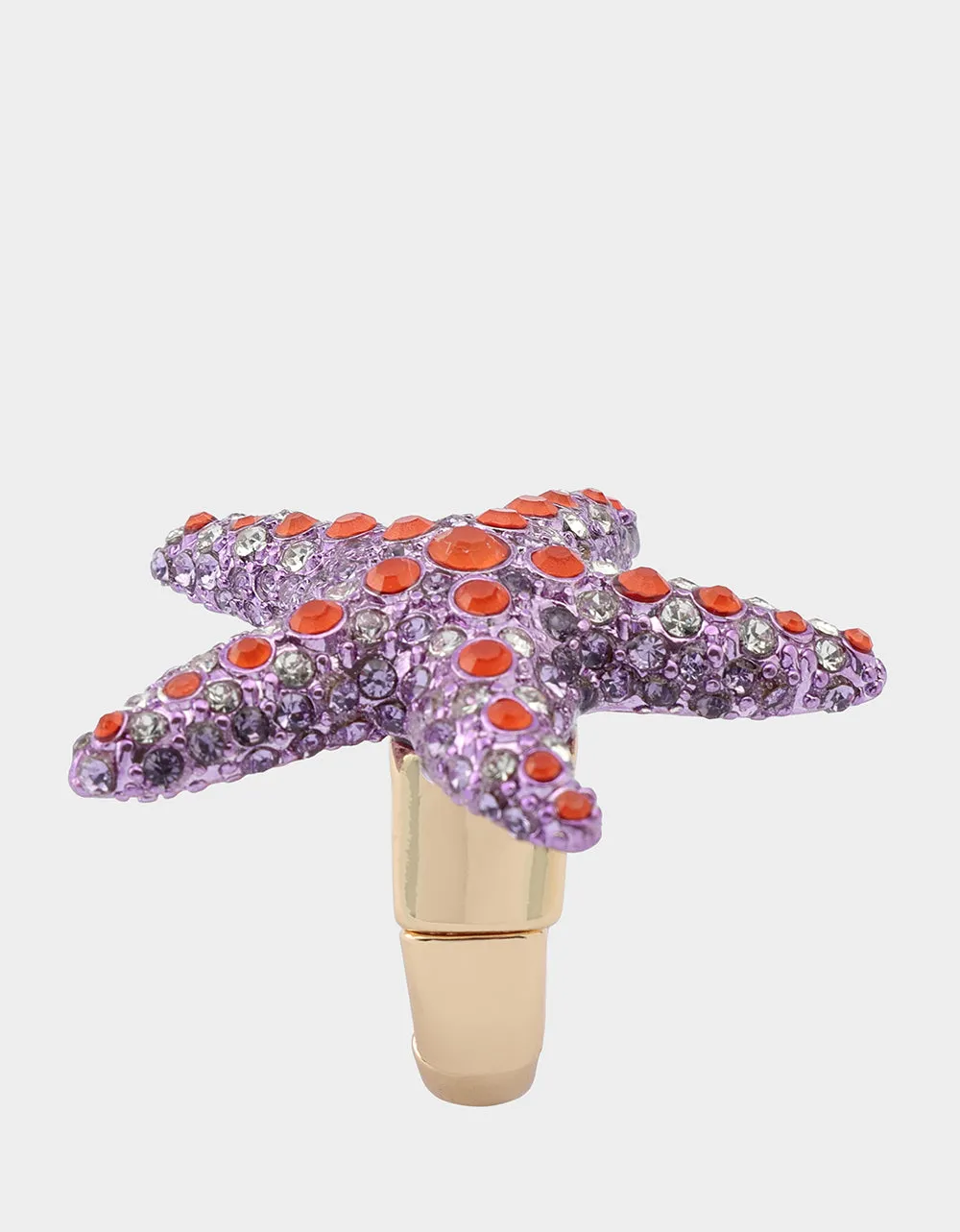 MERMAID JEWELS STARFISH STRETCH RING PURPLE sold by Betsey Johnson product image thumbnail 3