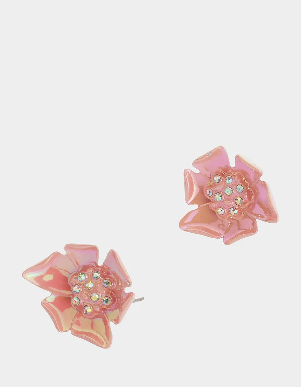 GARDEN GLAM FLORAL STUDS PINK sold by Betsey Johnson product image thumbnail 2