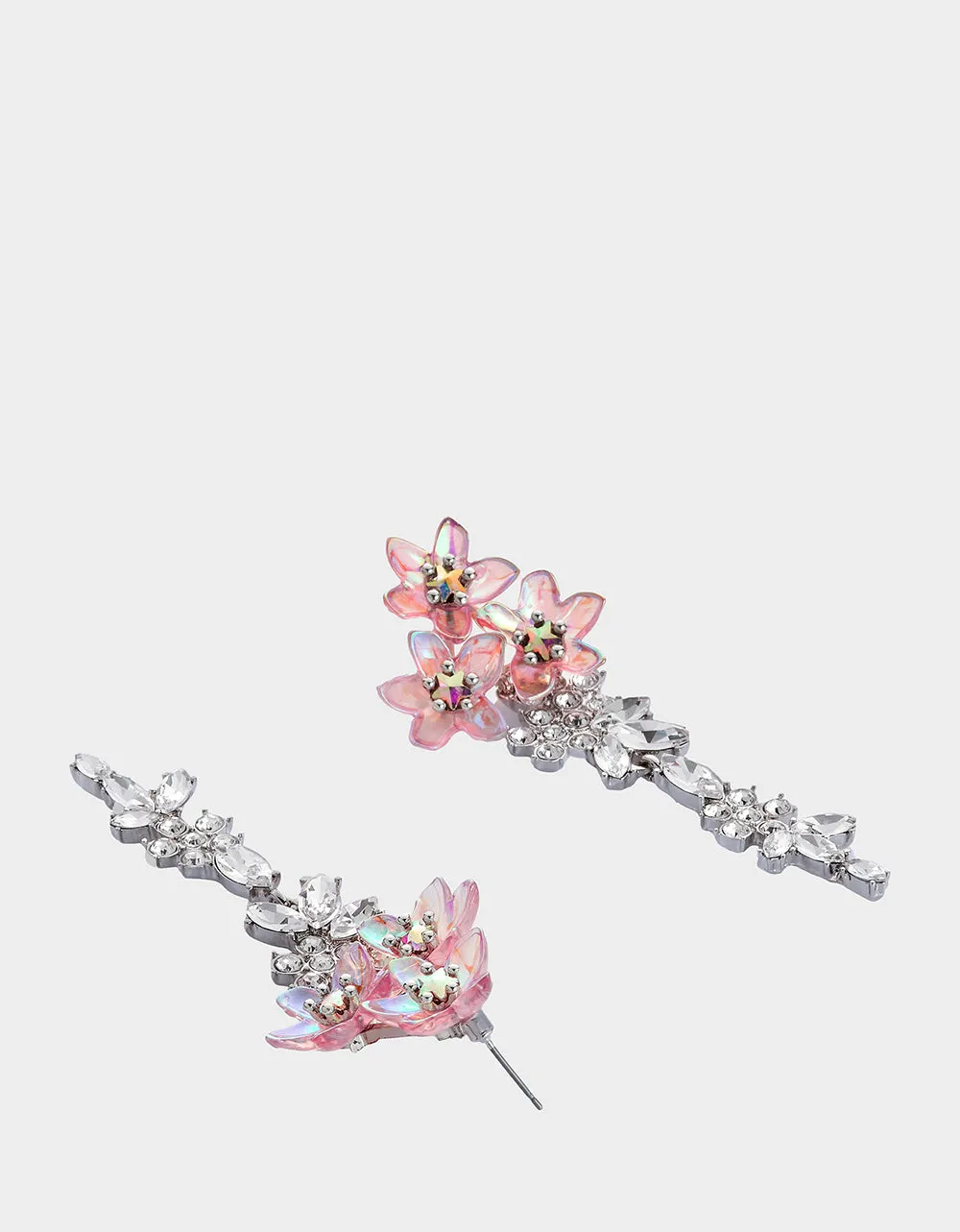 GARDEN GLAM FLORAL CHANDELIER EARRINGS LAVENDER sold by Betsey Johnson product image thumbnail 2