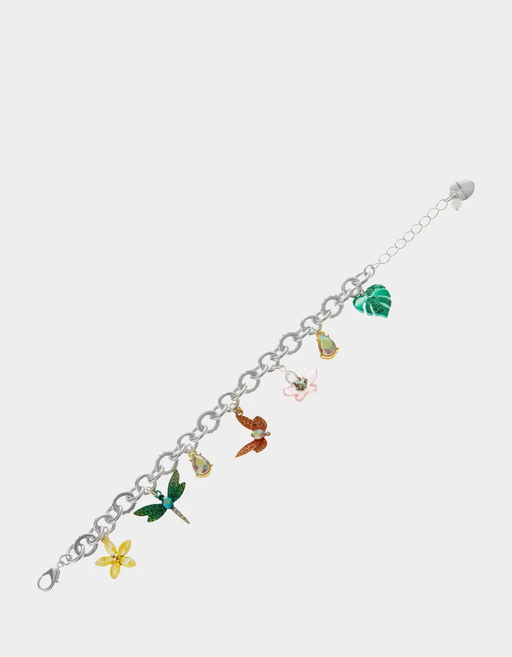 GARDEN GLAM DRAGONFLY GARDEN CHARM BRACELET MULTI sold by Betsey Johnson product image thumbnail 2