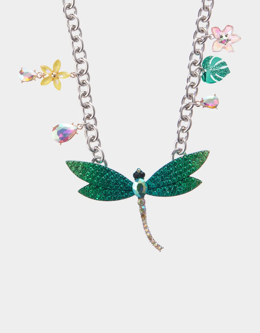 GARDEN GLAM GRADONFLY FRONTAL NECKLACE BLUE sold by Betsey Johnson product image thumbnail 2