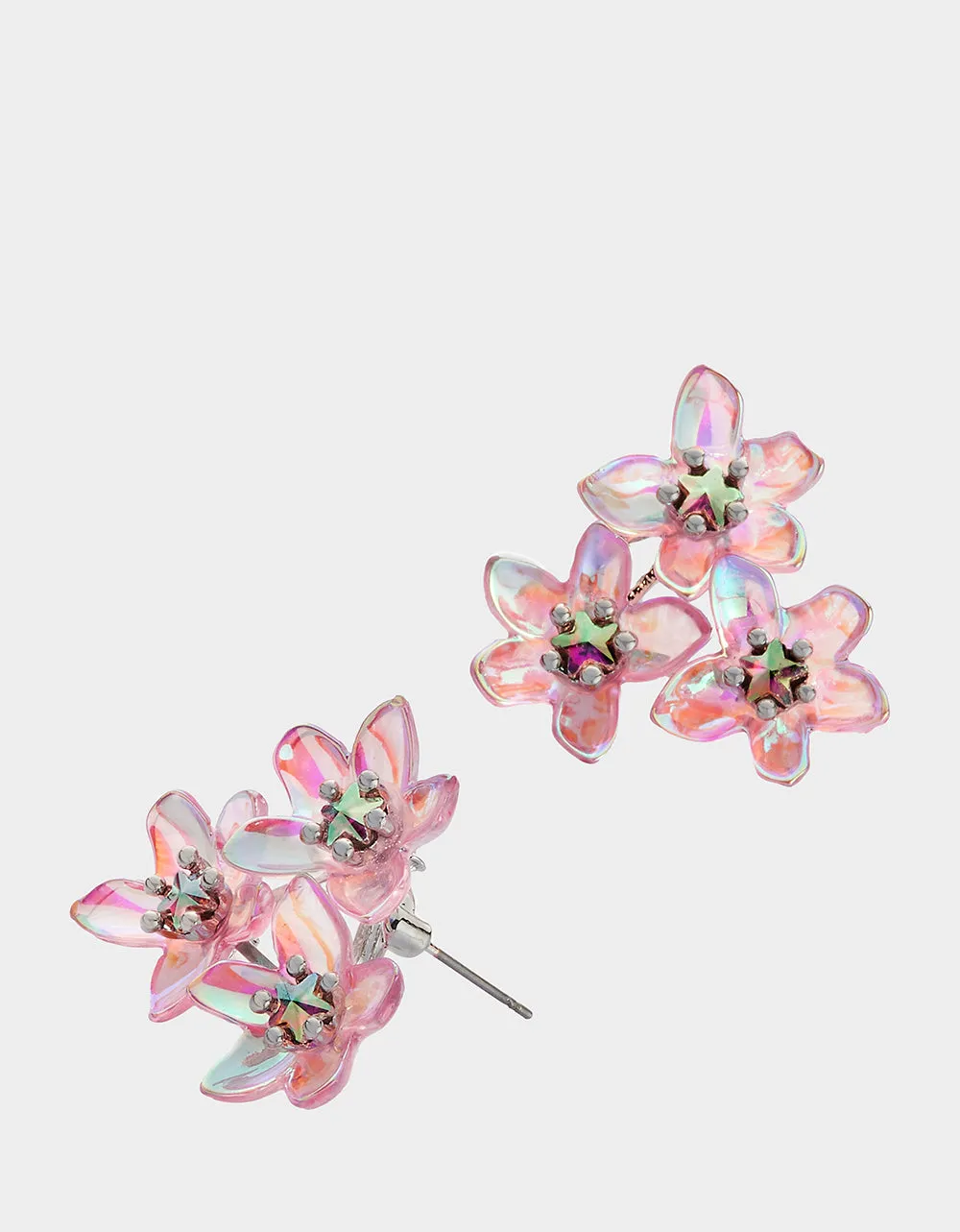 GARDEN GLAM FLOWER CLUSTER EARRINGS LAVENDER sold by Betsey Johnson product image thumbnail 2