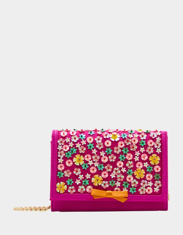 CONFETTI FLORAL SPARKLER FUSHIA sold by Betsey Johnson