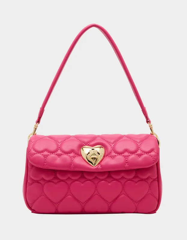 HEART QUILTING SHOULDER BAG | Parallel