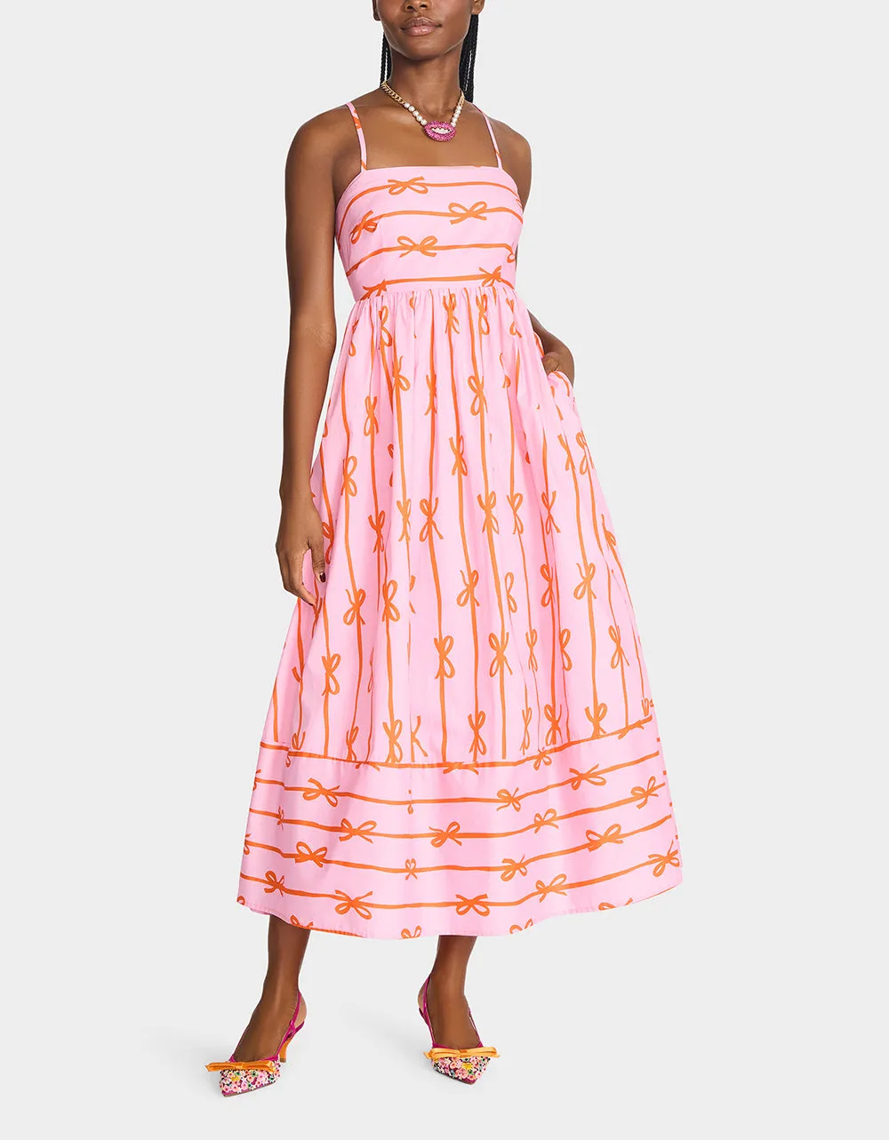 JORDY MAXI DRESS PINK MULTI sold by Betsey Johnson