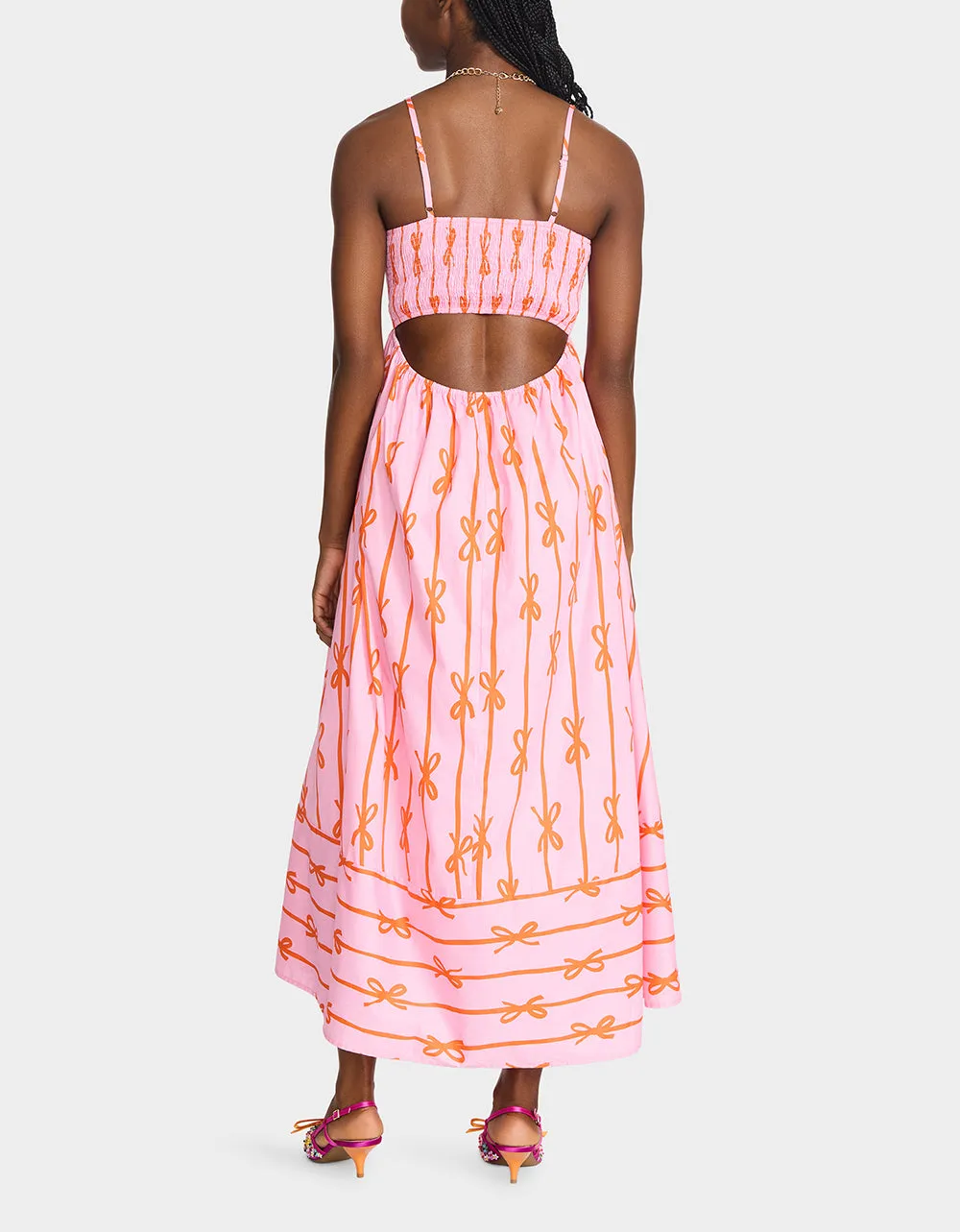 JORDY MAXI DRESS PINK MULTI sold by Betsey Johnson product image thumbnail 3