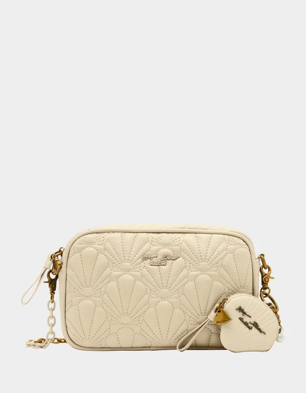 FOR SHORE SOFT CAMERA CROSSBODY CREAM sold by Betsey Johnson