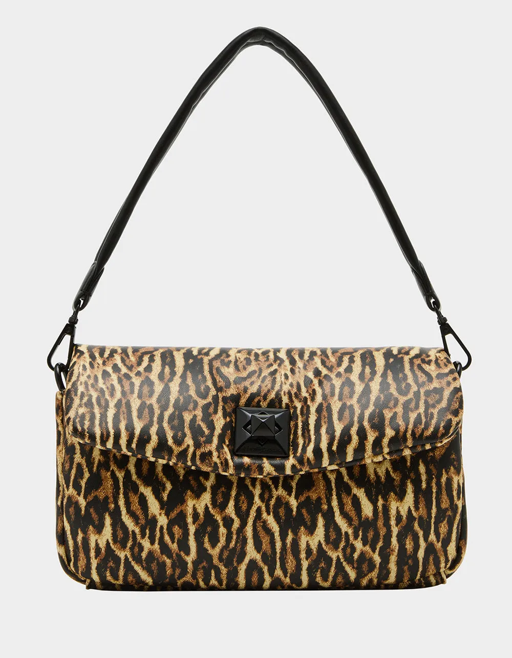 PUFFED FLAP SHOULDER LEOPARD sold by Betsey Johnson