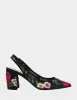 LIRA BLACK MULTI FLORAL sold by Betsey Johnson