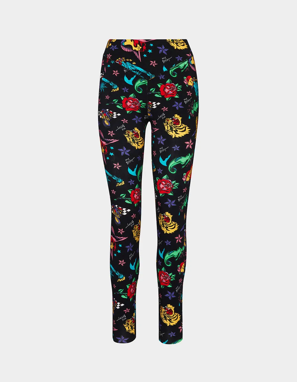 80TH BASH SECOND SKIN LEGGING TATTOO sold by Betsey Johnson product image thumbnail 3