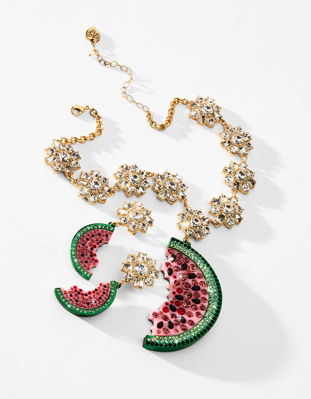 BETSEYS BACKYARD WATERMELON DROP EARRINGS PINK sold by Betsey Johnson product image thumbnail 2