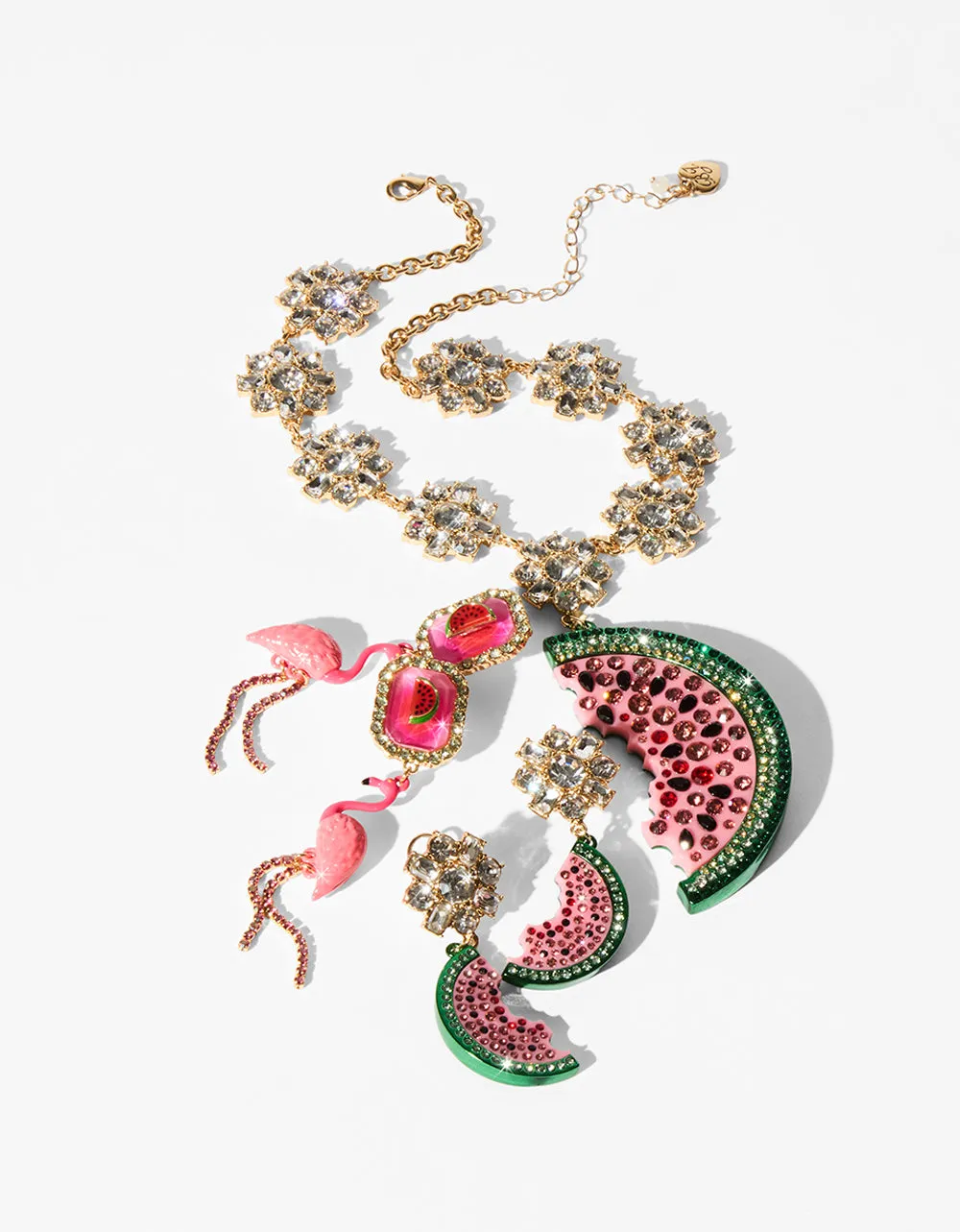BETSEYS BACKYARD WATERMELON DROP EARRINGS PINK sold by Betsey Johnson product image thumbnail 5